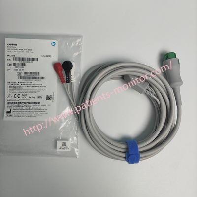 EA6231B PN 040-000965-00 Mindray 12Pin 3-Lead EKG kabel, AHA,Snap